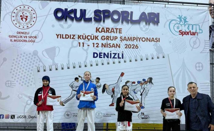 Manisalı karateciler Denizli’de fırtına gibi esti