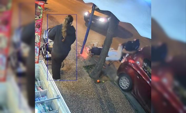 Motosiklet sürücüsünün ölümden döndüğü kaza kamerada