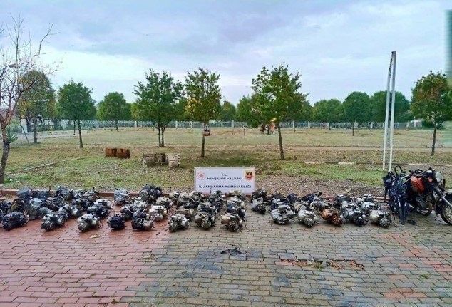 Nevşehir’de motosiklet şaselerini kazıyan şahıslara operasyon: 2 gözaltı