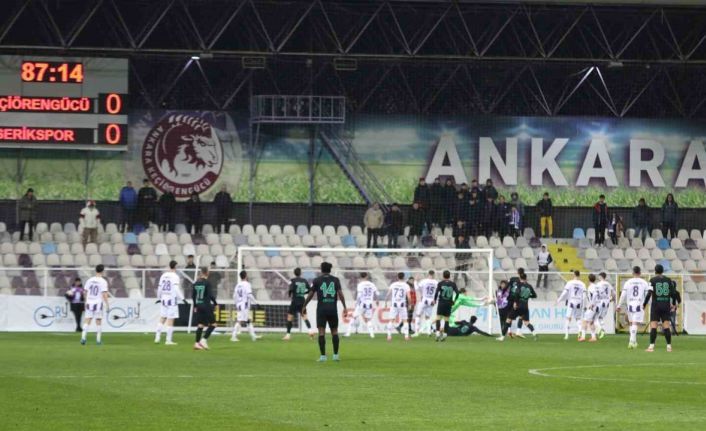 Trendyol 1. Lig: Ankara Keçiörengücü: 0 - Serikspor: 0