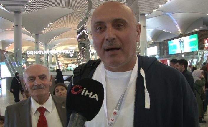 Yılın ilk hacı adayları İstanbul Havalimanı’ndan kutsal topraklara uğurlandı