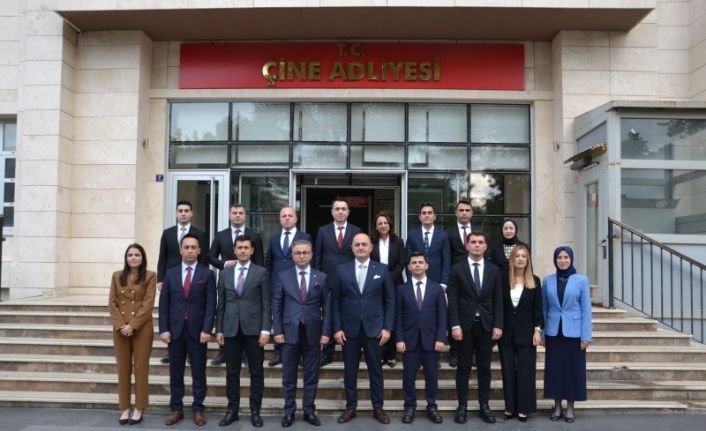 Çine Adliyesi’nde incelemelerde bulundular